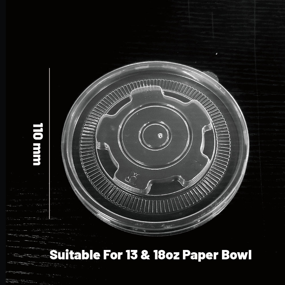 110ml Diameter PP Lid for 380ml and 520ml  paper bowl