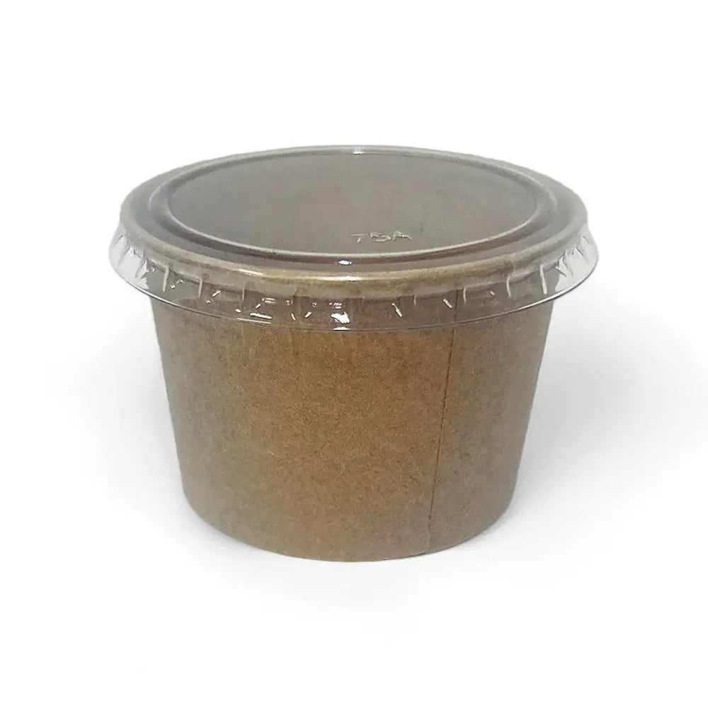 120ml Kraft Paper Pot is ideal for dipping sauce and condiments