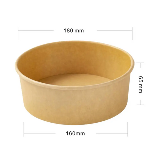 1450ml Kraft Paper Bowl with Lid