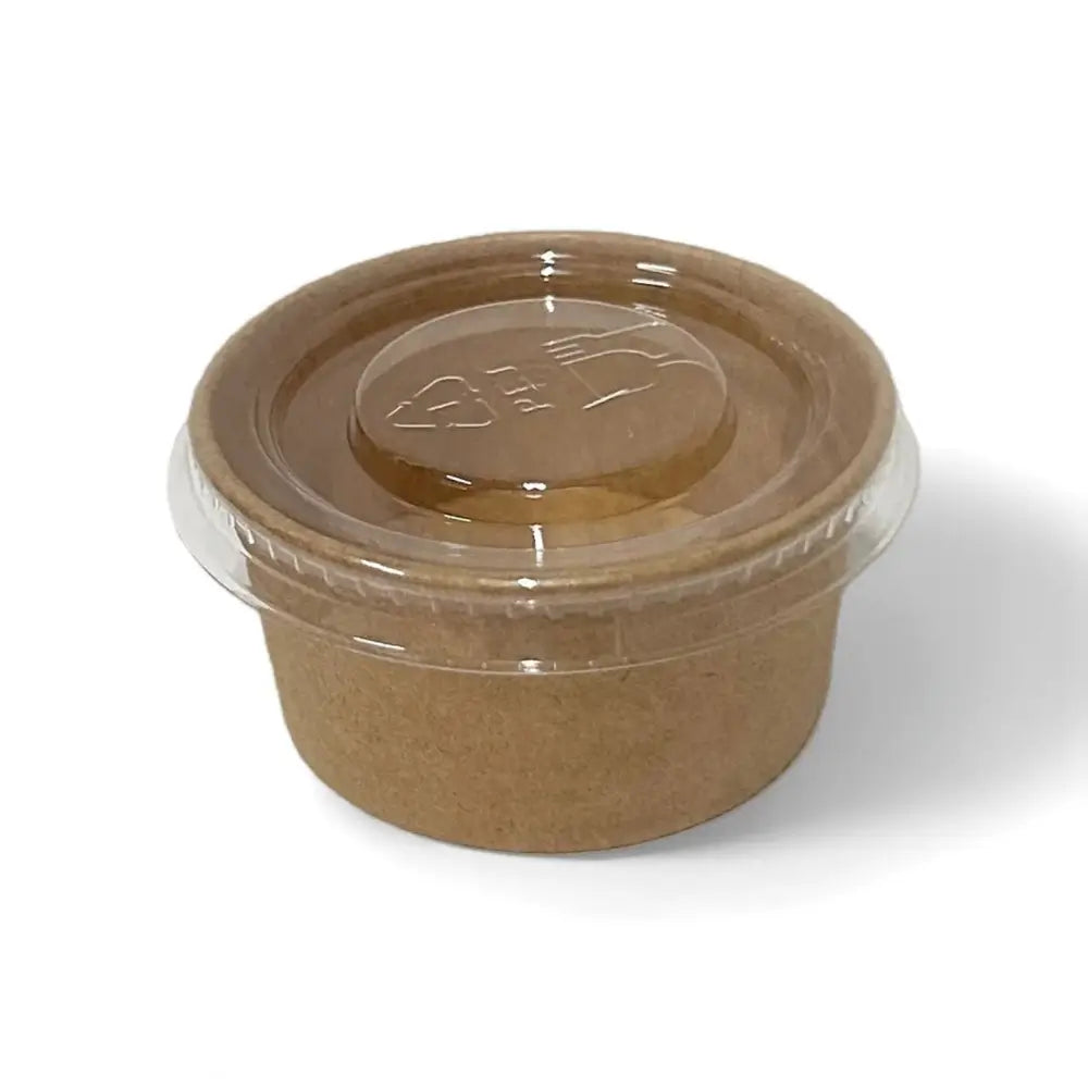 50ml 2oz Kraft Paper Pot ideal for Sauce and Condiment