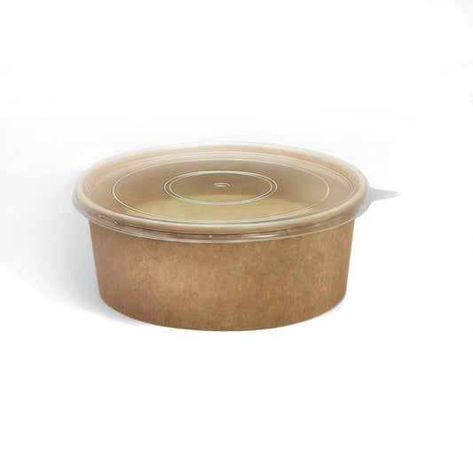 500ml Kraft Paper Bowl with PP lid