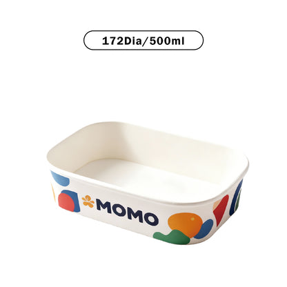 Sustainable paper bowl, 500ml,650ml,750ml and 1000ml– printed in CMYK, fully customisable with your design, ideal for takeaway.