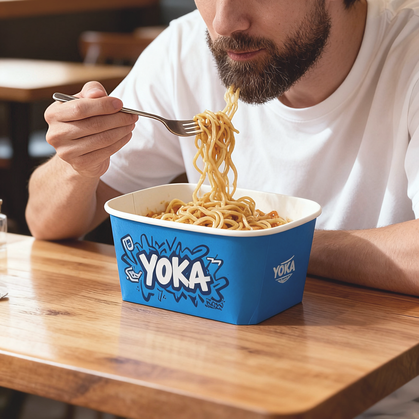 Sustainable paper bowl, 500ml,650ml,750ml and 1000ml– printed in CMYK, fully customisable with your design, ideal for takeaway.
