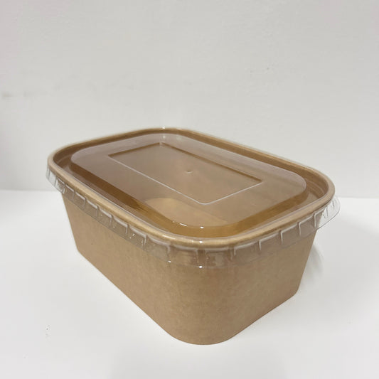 750ml Rectangle Takeaway Container + PP Lid