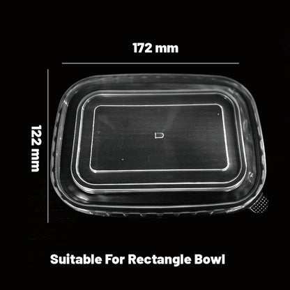 Rectangle Paper Bowl Lid for 500ml 650ml  750ml 1000ml