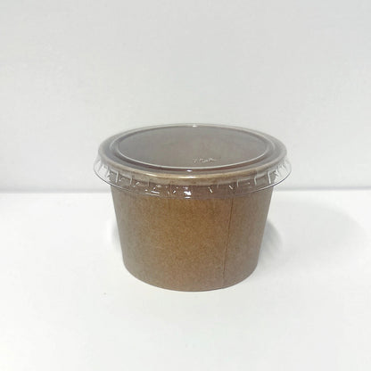 Lid for 120ml Round Kraft Bowl