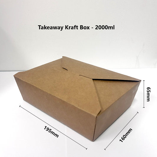 No 3 Kraft Takeaway Box