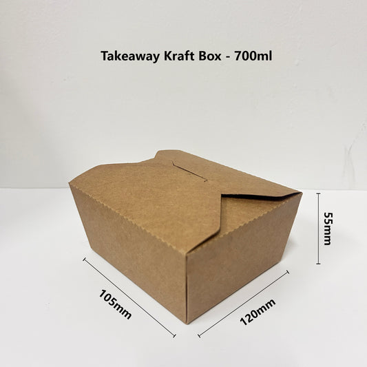 No 1 Kraft Takeaway Box