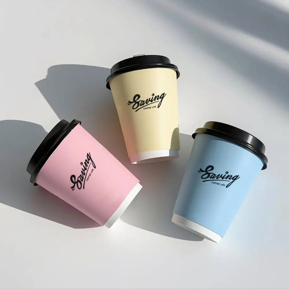 Custom double wall paper cup 