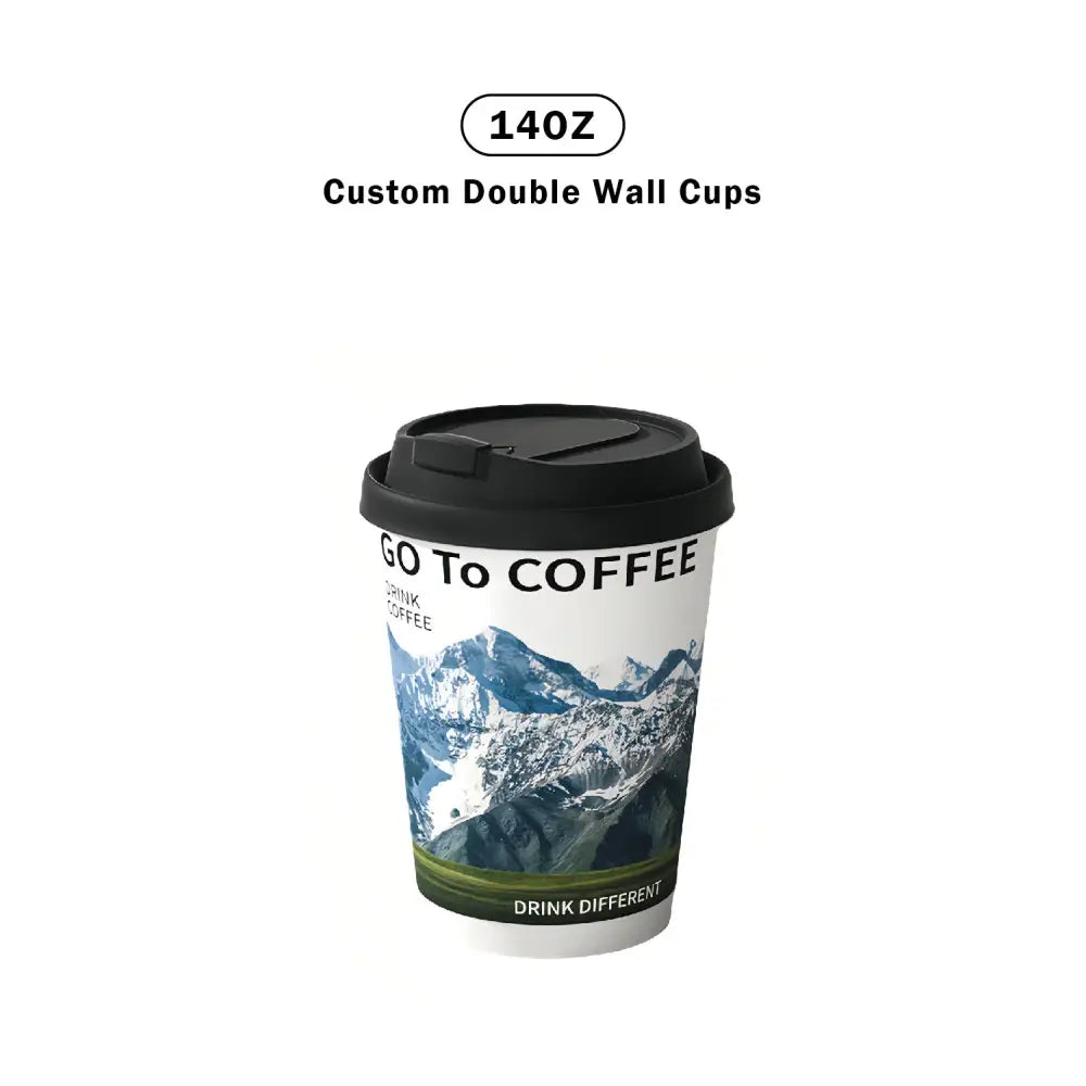 Custom double wall paper cup 