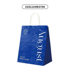 Branded paper shopping bag, 21x11x27cm – fully customisable with your logo, ideal for retail or gifting.