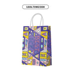 Branded paper shopping bag, 16x7x23cm – fully customisable with your logo, ideal for retail or gifting.