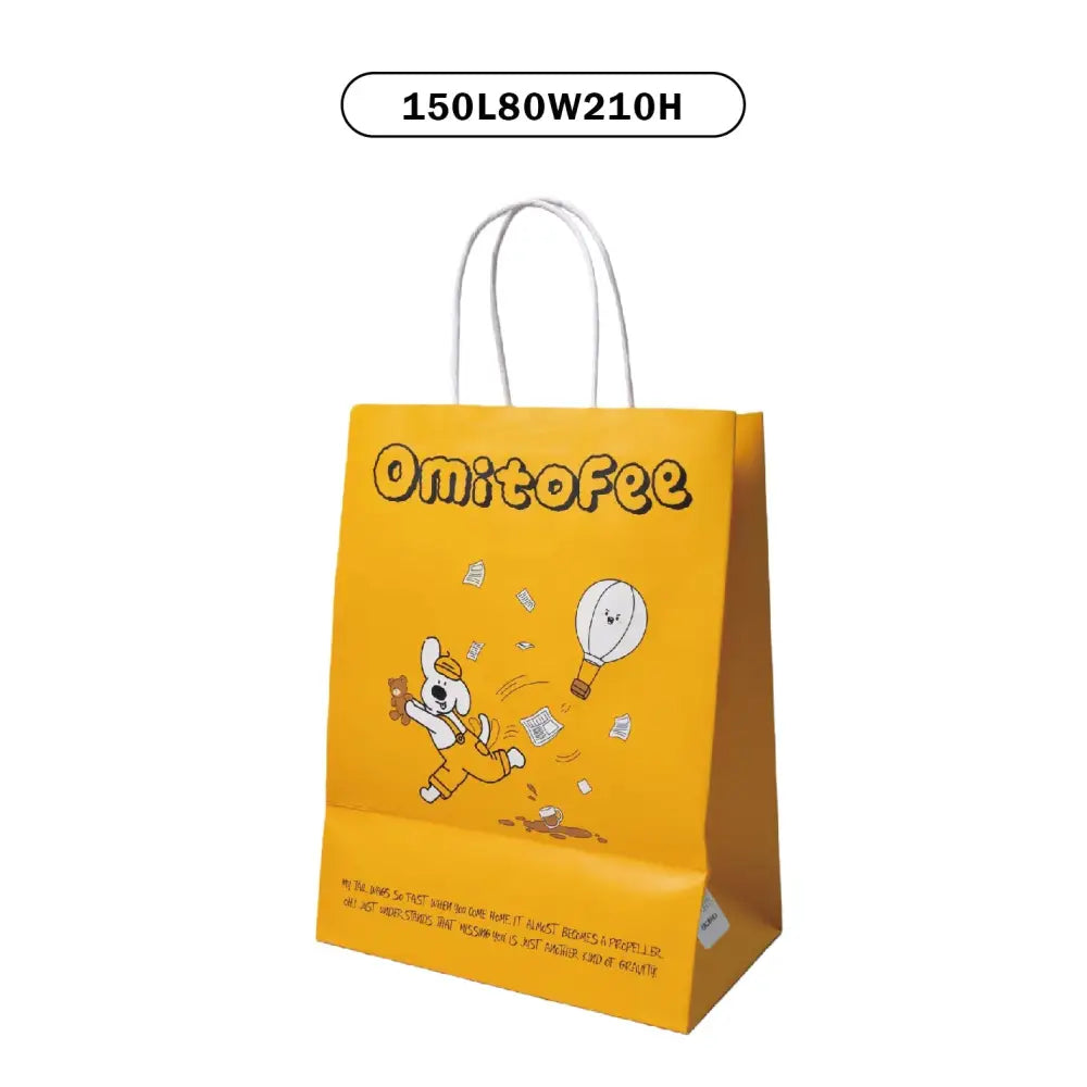 Branded paper shopping bag, 15x8x21 cm – fully customisable with your logo, ideal for retail or gifting.