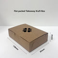Flat-packed Box Small - Takeaway Box