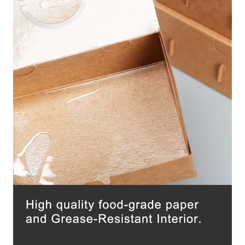 Flat-packed Box Small - Takeaway Box