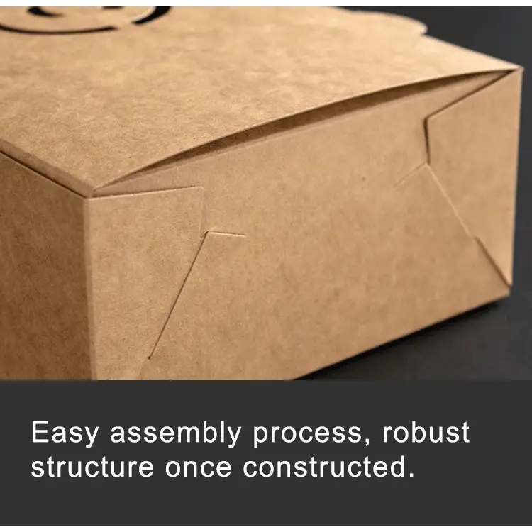 Flat-packed Box Small - Takeaway Box