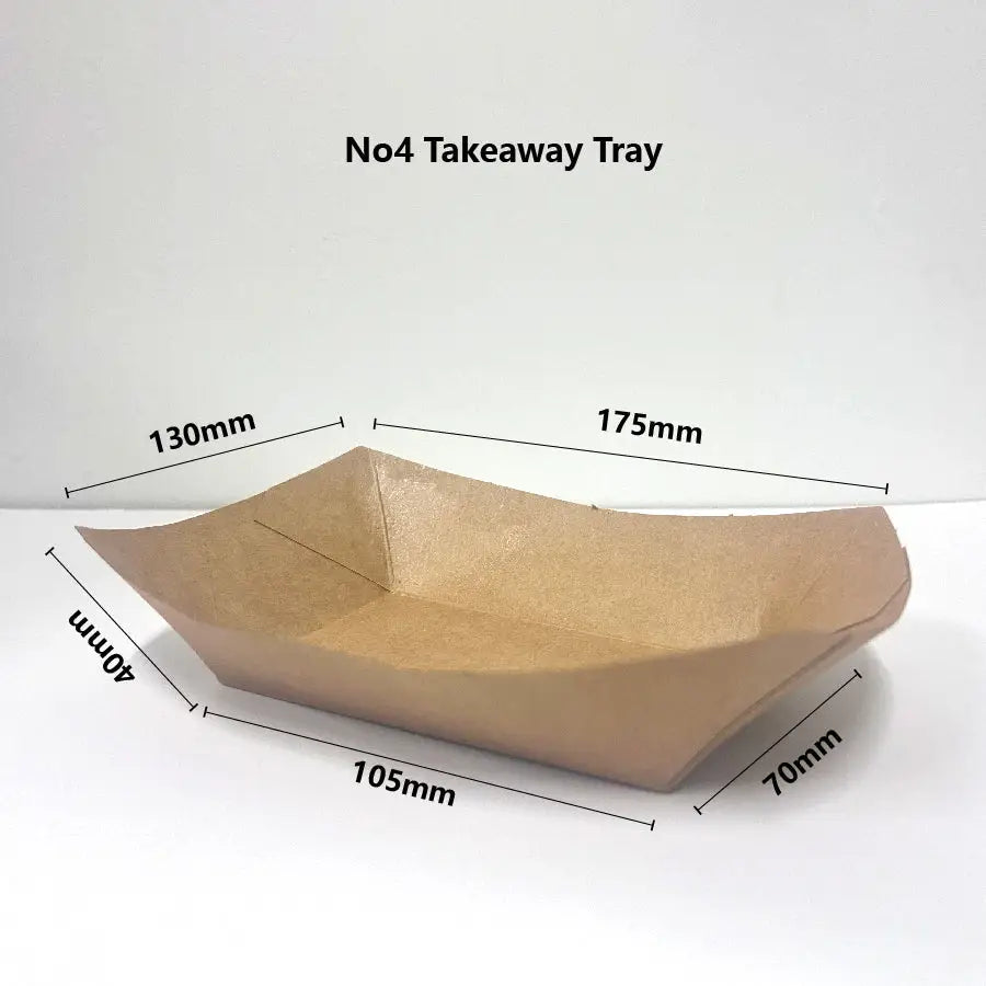 Paper Tray for Street Food Takeaway