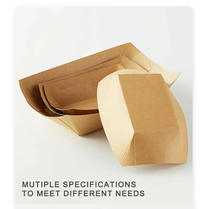 Paper Tray for Street Food Takeaway