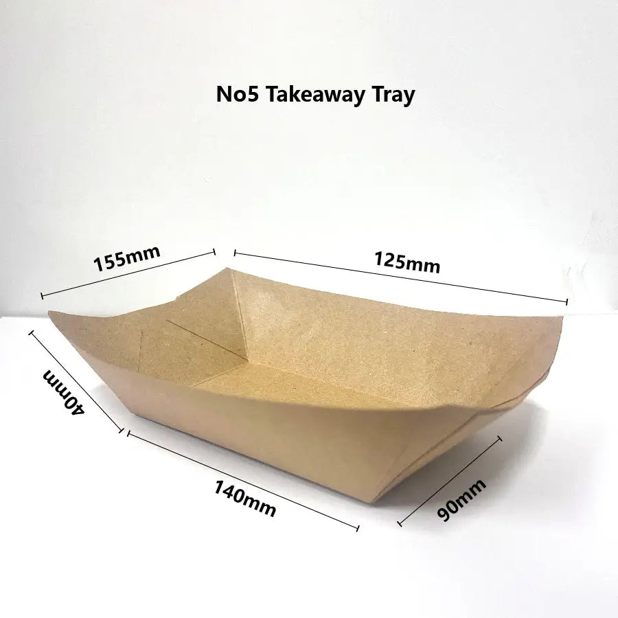 Paper Tray for Street Food Takeaway